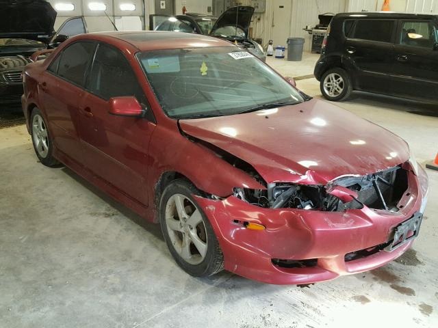 1YVHP80C055M16769 - 2005 MAZDA 6 I MAROON photo 1