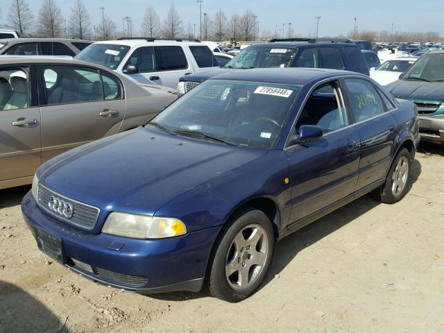 WAUED28D1WA185074 - 1998 AUDI A4 2.8 QUA BLUE photo 2