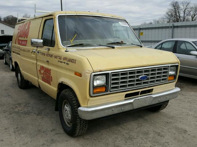 1FTDE14Y7HHA51856 - 1987 FORD ECONOLINE YELLOW photo 1