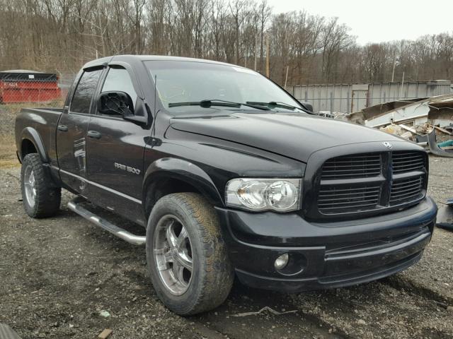 1D7HU18N62J169911 - 2002 DODGE RAM 1500 BLACK photo 1