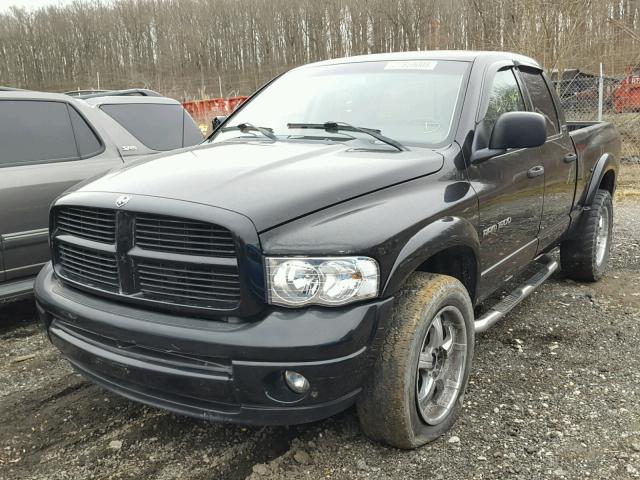 1D7HU18N62J169911 - 2002 DODGE RAM 1500 BLACK photo 2