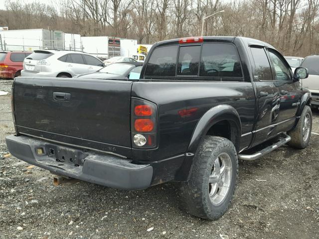 1D7HU18N62J169911 - 2002 DODGE RAM 1500 BLACK photo 4