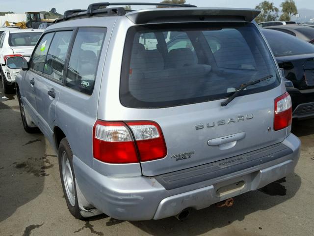 JF1SF65672G742466 - 2002 SUBARU FORESTER S SILVER photo 3
