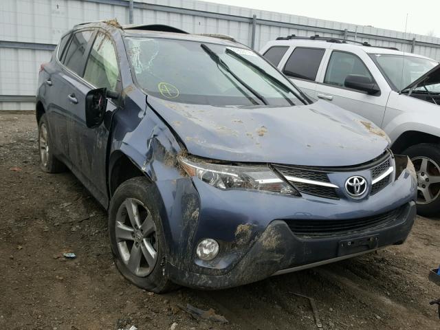 JTMRFREV1DD027835 - 2013 TOYOTA RAV4 XLE BLUE photo 1