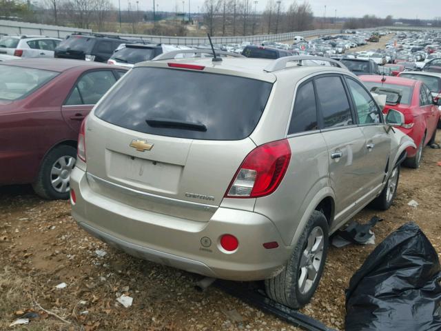 3GNAL3EK6ES589246 - 2014 CHEVROLET CAPTIVA LT GOLD photo 4