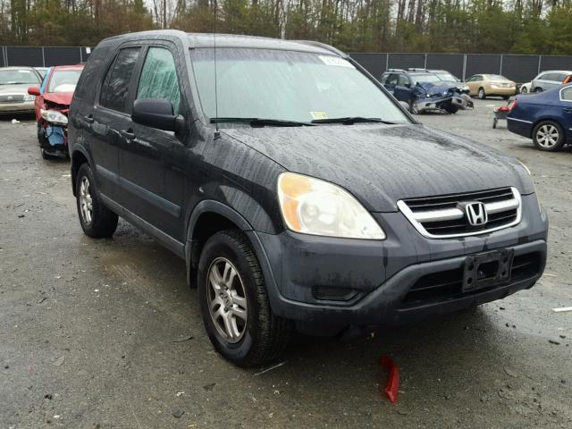 SHSRD78804U206384 - 2004 HONDA CR-V EX BLACK photo 1