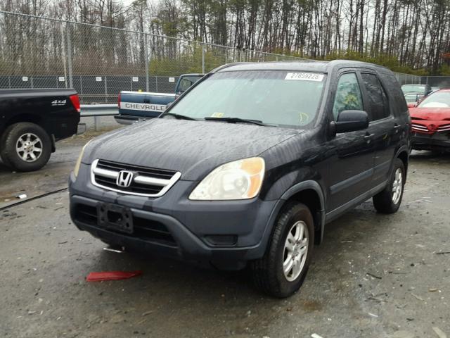 SHSRD78804U206384 - 2004 HONDA CR-V EX BLACK photo 2