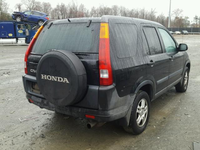 SHSRD78804U206384 - 2004 HONDA CR-V EX BLACK photo 4