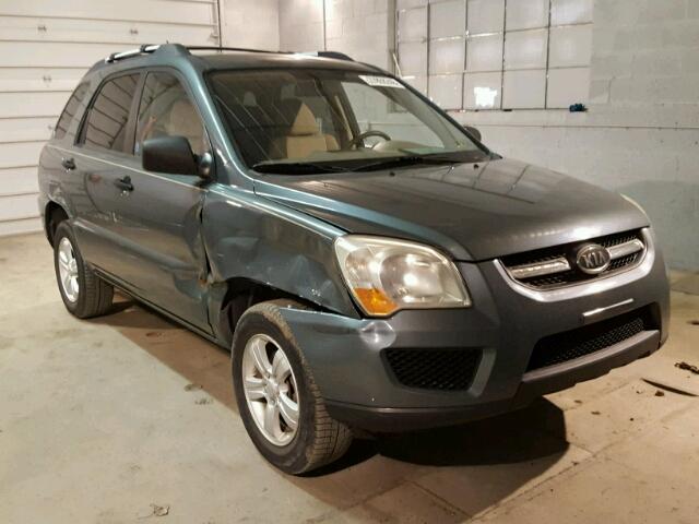 KNDJF724597558071 - 2009 KIA SPORTAGE L GREEN photo 1