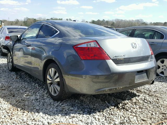 1HGCS11868A018088 - 2008 HONDA ACCORD EXL GRAY photo 3