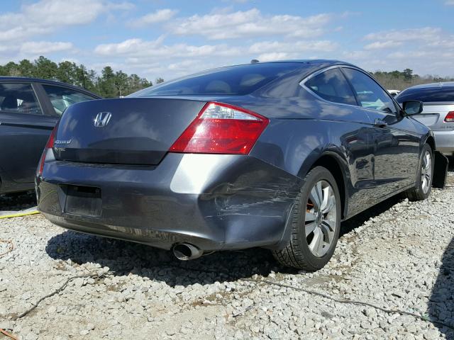 1HGCS11868A018088 - 2008 HONDA ACCORD EXL GRAY photo 4