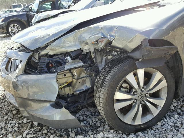 1HGCS11868A018088 - 2008 HONDA ACCORD EXL GRAY photo 9