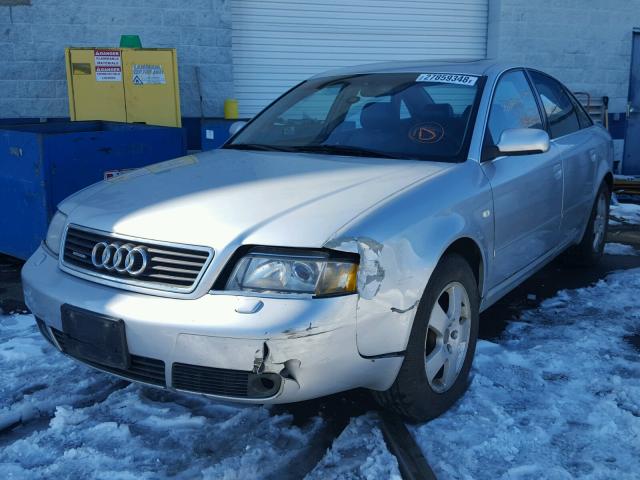 WAUED24BXYN025341 - 2000 AUDI A6 2.7T QU SILVER photo 2