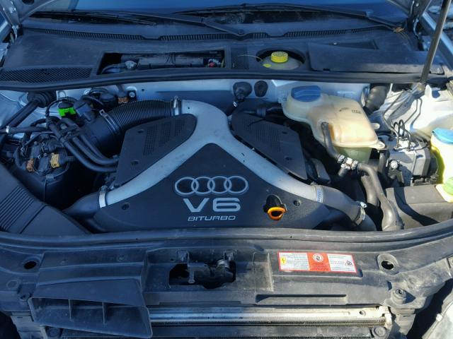 WAUED24BXYN025341 - 2000 AUDI A6 2.7T QU SILVER photo 7