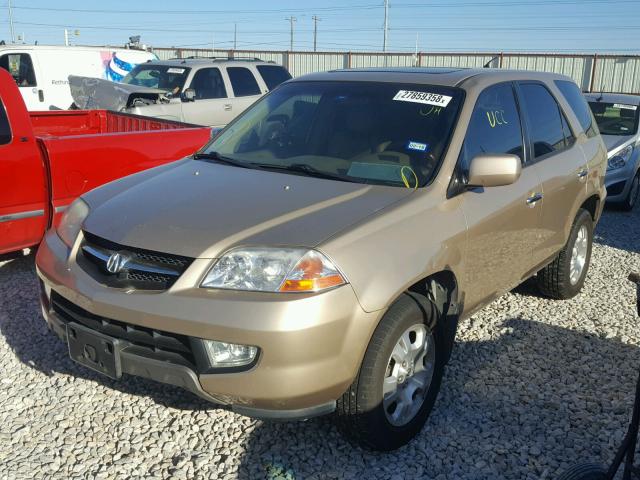 2HNYD18212H538072 - 2002 ACURA MDX GOLD photo 2