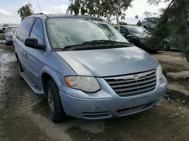 1A4GP44R86B752367 - 2006 CHRYSLER TOWN & COU BLUE photo 1