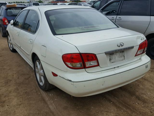 JNKDA31A84T210064 - 2004 INFINITI I35 WHITE photo 3