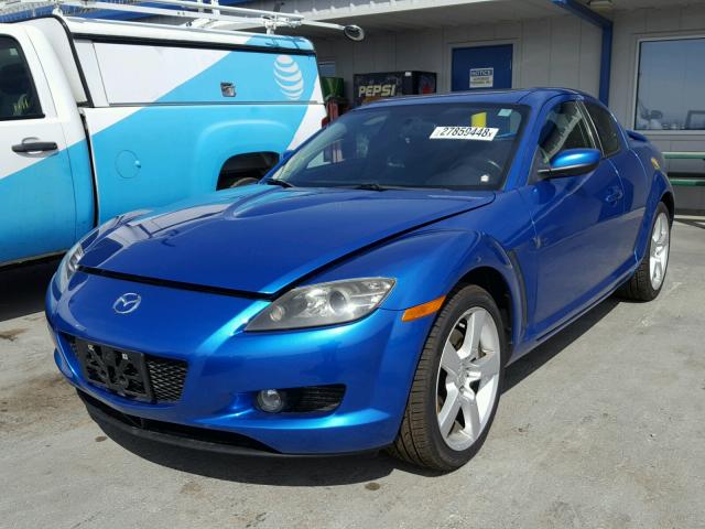 JM1FE173340116610 - 2004 MAZDA RX8 BLUE photo 2