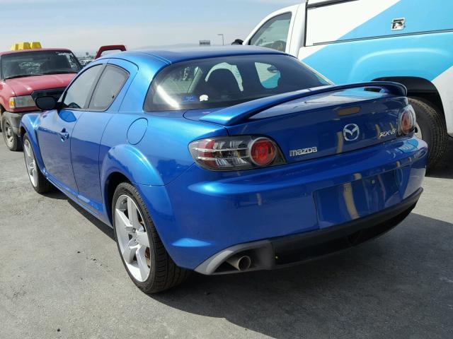 JM1FE173340116610 - 2004 MAZDA RX8 BLUE photo 3