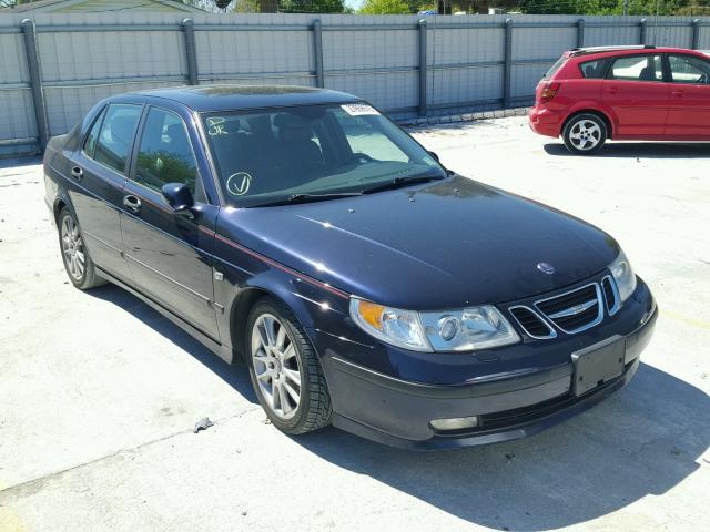 YS3EH45G633029185 - 2003 SAAB 9-5 AERO BLUE photo 1