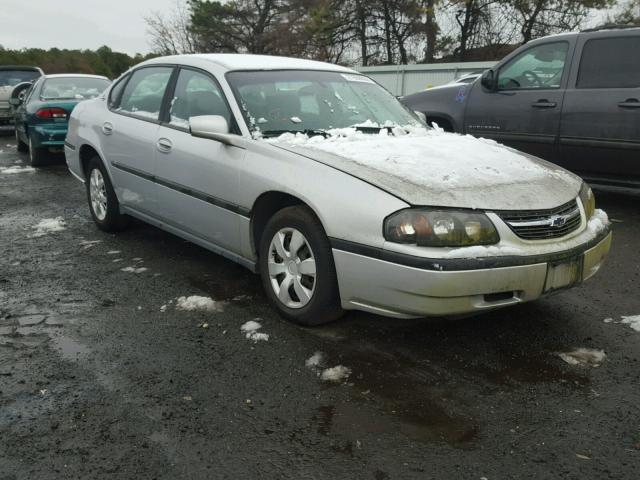 2G1WF52E649229625 - 2004 CHEVROLET IMPALA SILVER photo 1