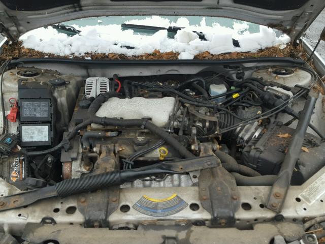 2G1WF52E649229625 - 2004 CHEVROLET IMPALA SILVER photo 7