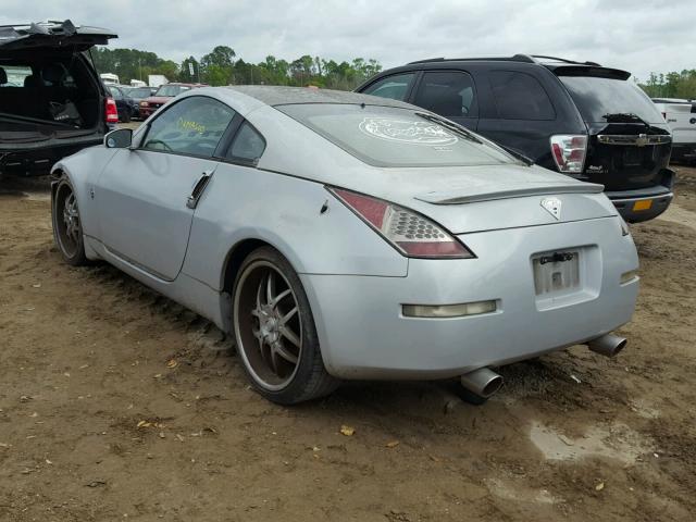 JN1AZ34D53T117975 - 2003 NISSAN 350Z COUPE SILVER photo 3