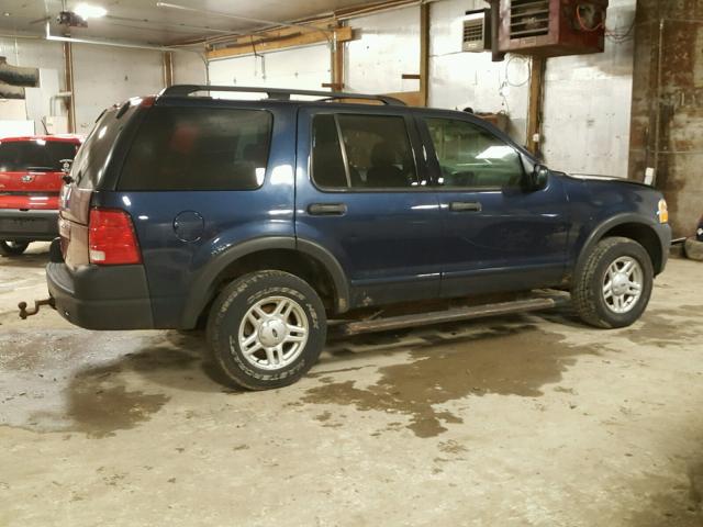 1FMZU62K93UC18699 - 2003 FORD EXPLORER X BLUE photo 9