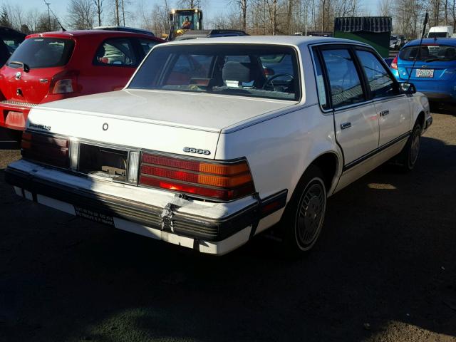 2G2AF51R2H9272262 - 1987 PONTIAC 6000 WHITE photo 4