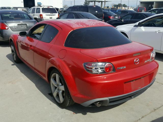 JM1FE17N340122179 - 2004 MAZDA RX8 RED photo 3