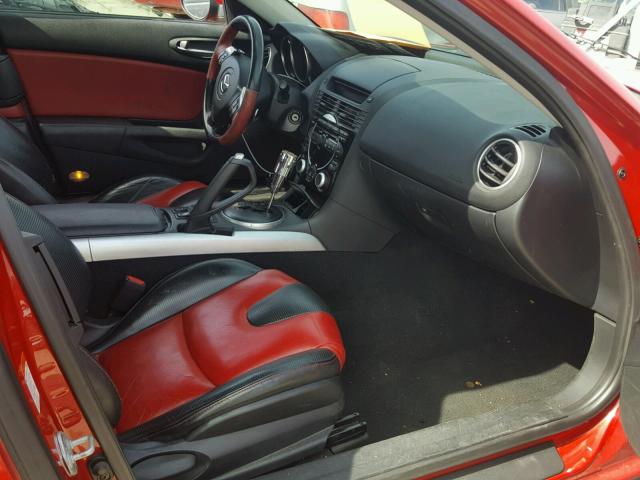 JM1FE17N340122179 - 2004 MAZDA RX8 RED photo 5