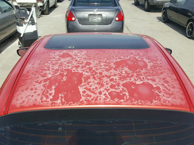 JM1FE17N340122179 - 2004 MAZDA RX8 RED photo 9