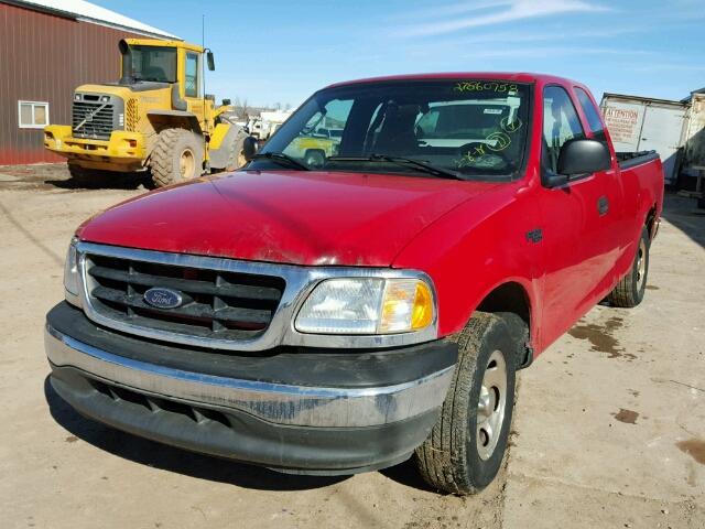 1FTRX17213NB89555 - 2003 FORD F150 RED photo 2