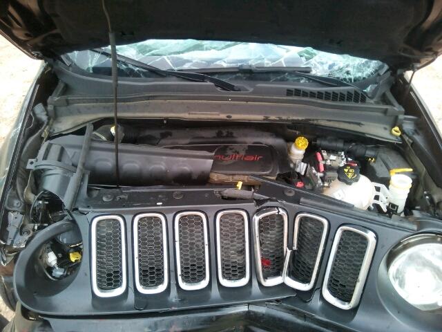 ZACCJBAT7FPC38834 - 2015 JEEP RENEGADE S შავი ფოტო 7