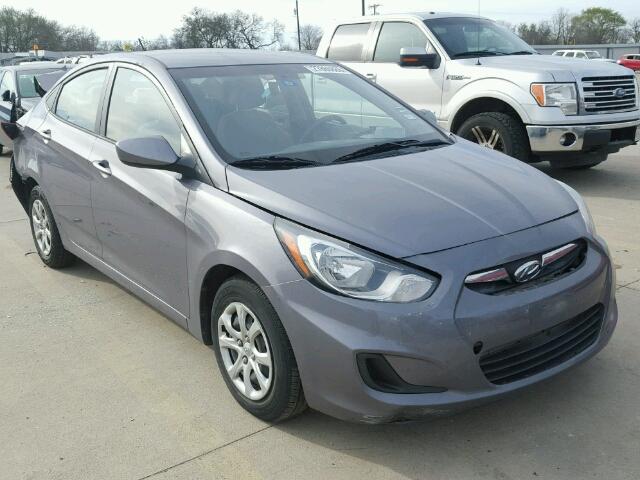 KMHCT4AE6EU621700 - 2014 HYUNDAI ACCENT GLS GRAY photo 1