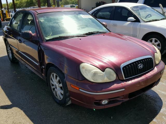 KMHWF35H35A107937 - 2005 HYUNDAI SONATA GLS BURGUNDY photo 1