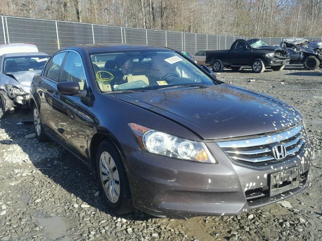 1HGCP2F34CA125332 - 2012 HONDA ACCORD LX TAN photo 1