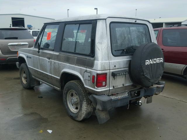 JB7FJ43E6HJ006803 - 1987 DODGE RAIDER GRAY photo 3