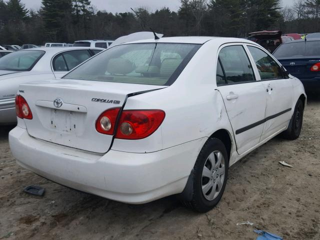 2T1BR32EX5C472602 - 2005 TOYOTA COROLLA CE WHITE photo 4