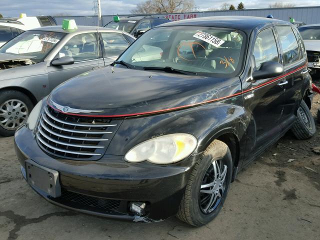 3A4FY48B66T350092 - 2006 CHRYSLER PT CRUISER BLACK photo 2