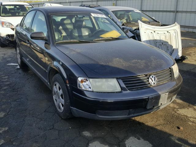 WVWMA63B7XE419877 - 1999 VOLKSWAGEN PASSAT GLS BLACK photo 1