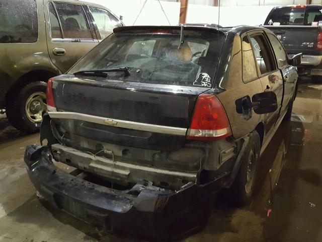 1G1ZT64815F205521 - 2005 CHEVROLET MALIBU MAX 黑色 照片 4