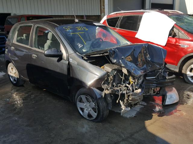 KL1TD6DE5AB129598 - 2010 CHEVROLET AVEO LS BLACK photo 1