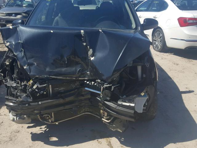 KL1TD6DE5AB129598 - 2010 CHEVROLET AVEO LS BLACK photo 7