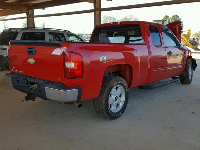 1GCEK29019Z156216 - 2009 CHEVROLET SILVERADO RED photo 4