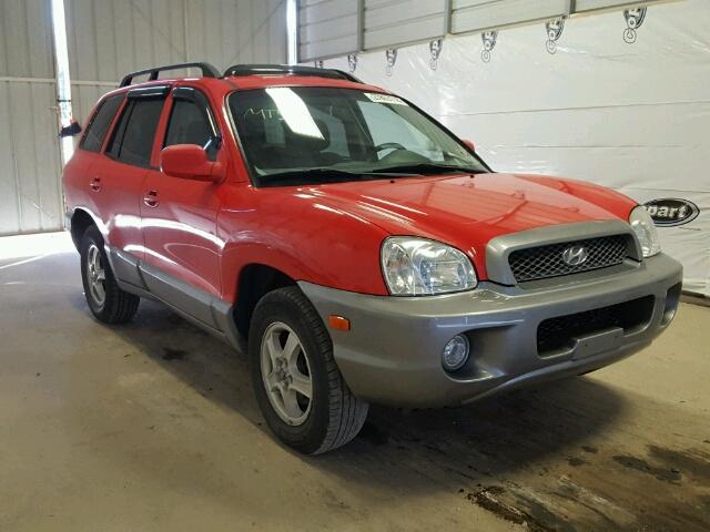 KM8SC73E03U488603 - 2003 HYUNDAI SANTA FE G RED photo 1