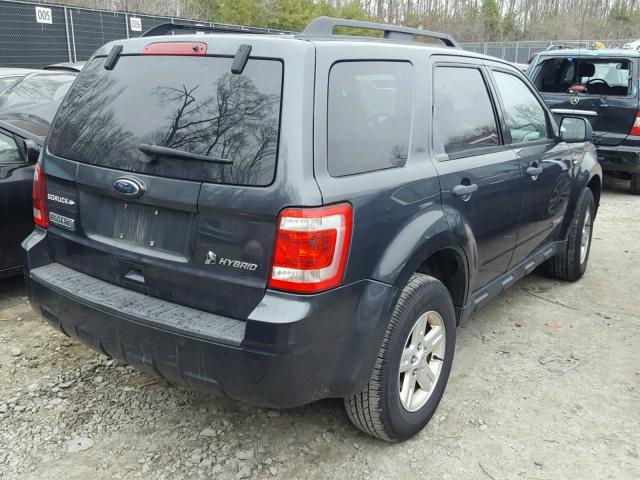 1FMCU49H58KB26190 - 2008 FORD ESCAPE HEV GRAY photo 4