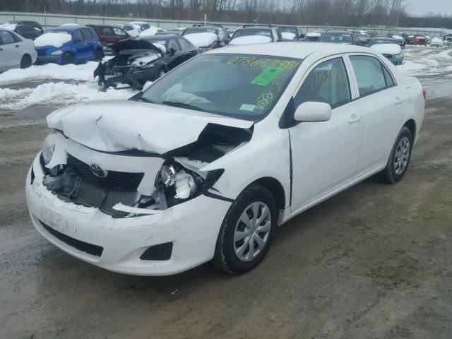 2T1BU4EE8AC409766 - 2010 TOYOTA COROLLA BA WHITE photo 2