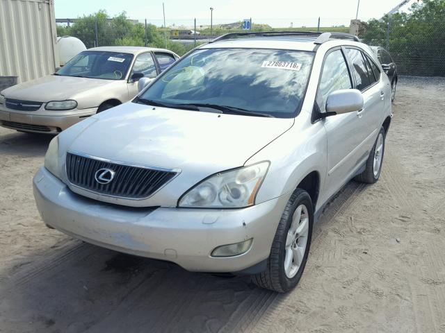 2T2GA31U55C022499 - 2005 LEXUS RX 330 GRAY photo 2