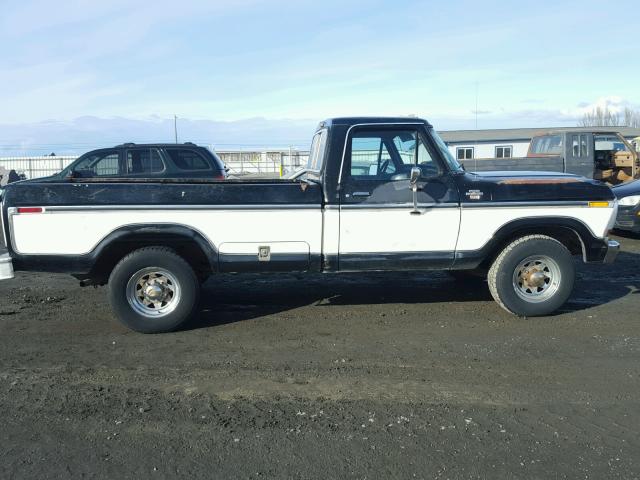 F25SRDE6884 - 1979 FORD F-250 BLACK photo 9